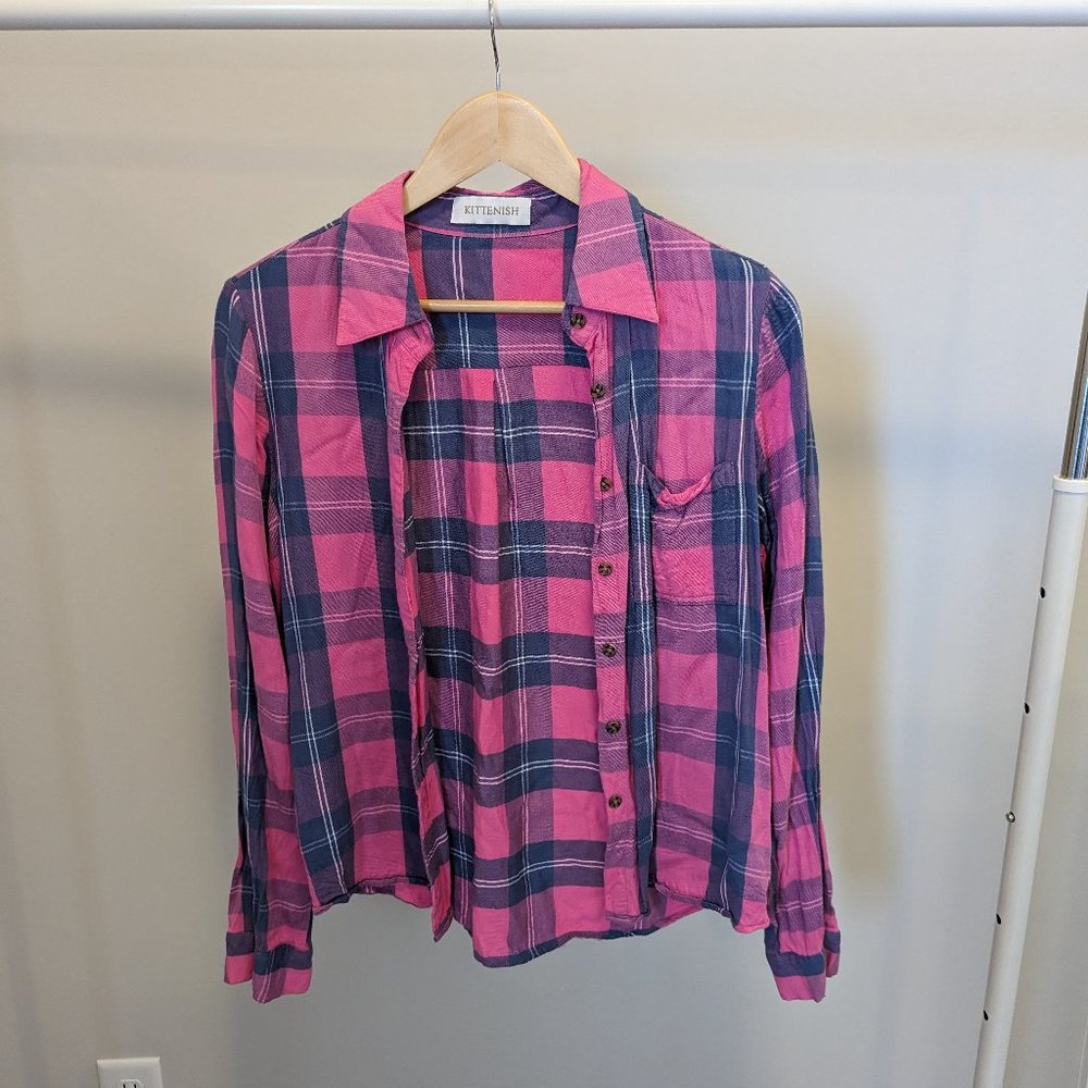 Kittenish Button Up - Small